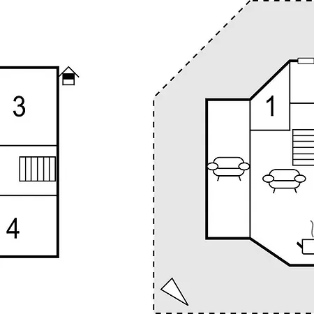 Four-bedroom Holiday In 度假居